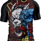O2TEE Men's Snake BJJ Rash Guard – Black Cyber Wolf