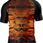 O2TEE Men's Snake BJJ Rash Guard – Orange Viper