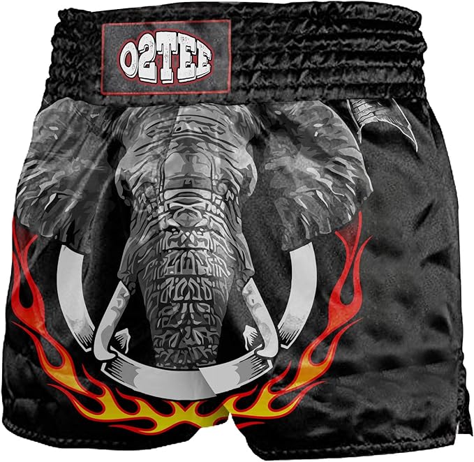 O2TEE Muay Thai Shorts Boxing Shorts MMA Kickboxing