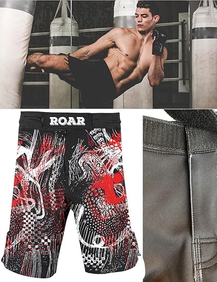 Men’s MMA Fight Shorts Roar Series, BJJ, No Gi, Grappling, Jiu Jitsu Shorts