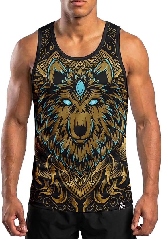 O2TEE Men's Tank Top Sleeveless Sports Gym Jersey Shirts