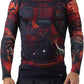 Men's Long Sleeve BJJ Warrior Armour Rashguard - Lightweight Compression Training Shirt