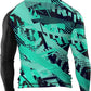 O2TEE Men BJJ Rash Guards Compression GYM MMA Shirt