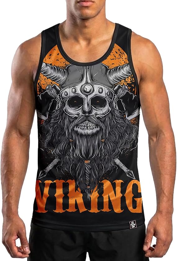 O2TEE Men's Tank Top Sleeveless Sports Gym Jersey Shirts