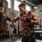 O2TEE Men's Boxing Tank Top Printed Sports Gym Jersey