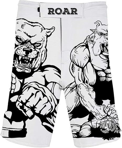 Men’s MMA Fight Shorts Skull Series, BJJ, No Gi, Grappling, Jiu Jitsu Shorts
