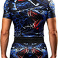 O2TEE Men's Snake BJJ Rash Guard