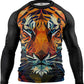 O2TEE Men BJJ Rash Guards Long Sleeve GYM MMA Shirt