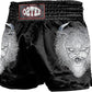 O2TEE Unisex Mask Samurai MMA Muay Thai Shorts( Youth Adult size)