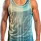 O2TEE Men's Jersey Sci-Fi Graphic Sleeveless Gym Shirt