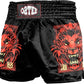 O2TEE Unisex Pink Wolf MMA Muay Thai Shorts (Youth Adult size)