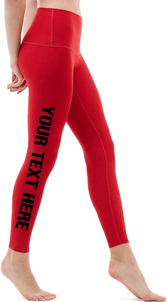 Women's Custom Capris Add Your Text Pants Compression Leggings