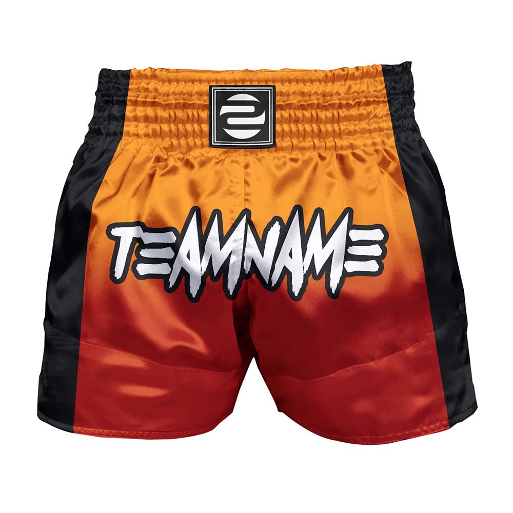 O2TEE Custom Gradient Printed MMA Muay Thai Shorts (Youth Adult size)