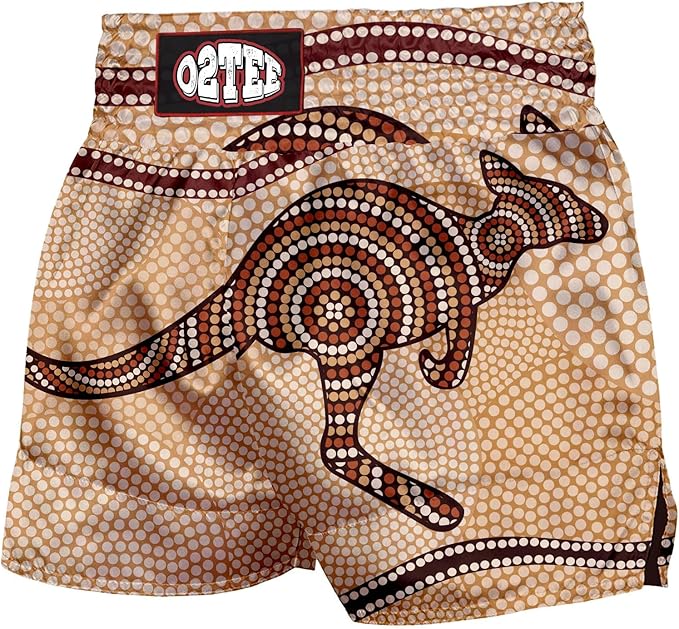 O2TEE Muay Thai Shorts Boxing Shorts MMA Kickboxing