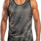 O2TEE Men's Boxing Tank Top Athletic Sleeveless Workout Vest