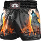O2TEE Muay Thai Shorts Boxing Shorts MMA Kickboxing  Traditional Styles Nation Shorts