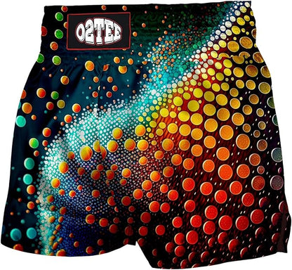 O2TEE Muay Thai Shorts Boxing Shorts MMA Kickboxing