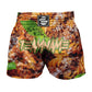 O2TEE Custom Funny Food Printed MMA Muay Thai Shorts (Youth Adult size)