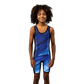 O2TEE Youth Striped Wrestling Singlet Stretch Bodysuit