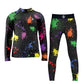 Kid Skull Compression Shirts Pants Sets for MMA BJJ