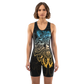 O2TEE Women's Girls' Wrestling Singlet Artistic Totem