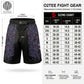 O2TEE MMA Fight Shorts Men's BJJ Trunks for Grappling