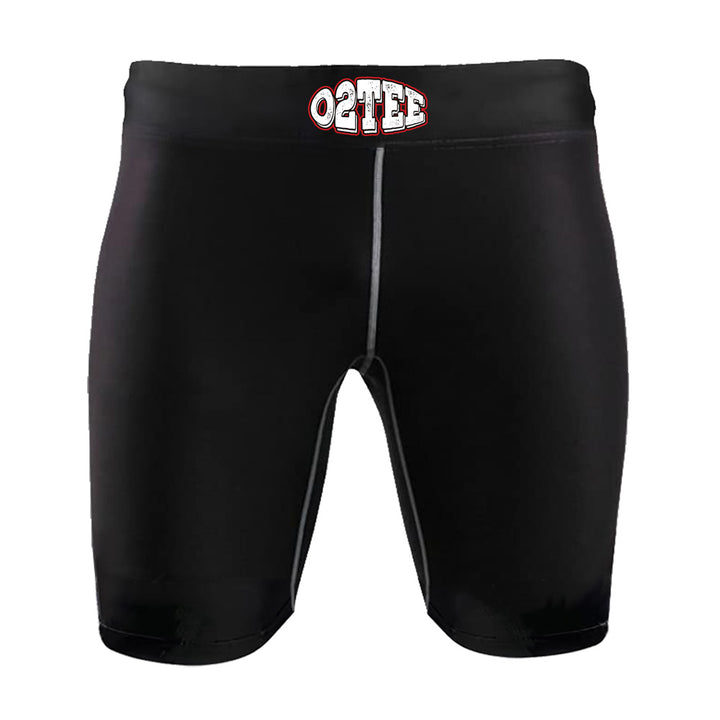 O2TEE Classic Black BJJ MMA Spats