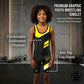 O2TEE Youth Striped Wrestling Singlet Stretch Bodysuit