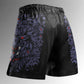 O2TEE MMA Fight Shorts Men's BJJ Trunks for Grappling