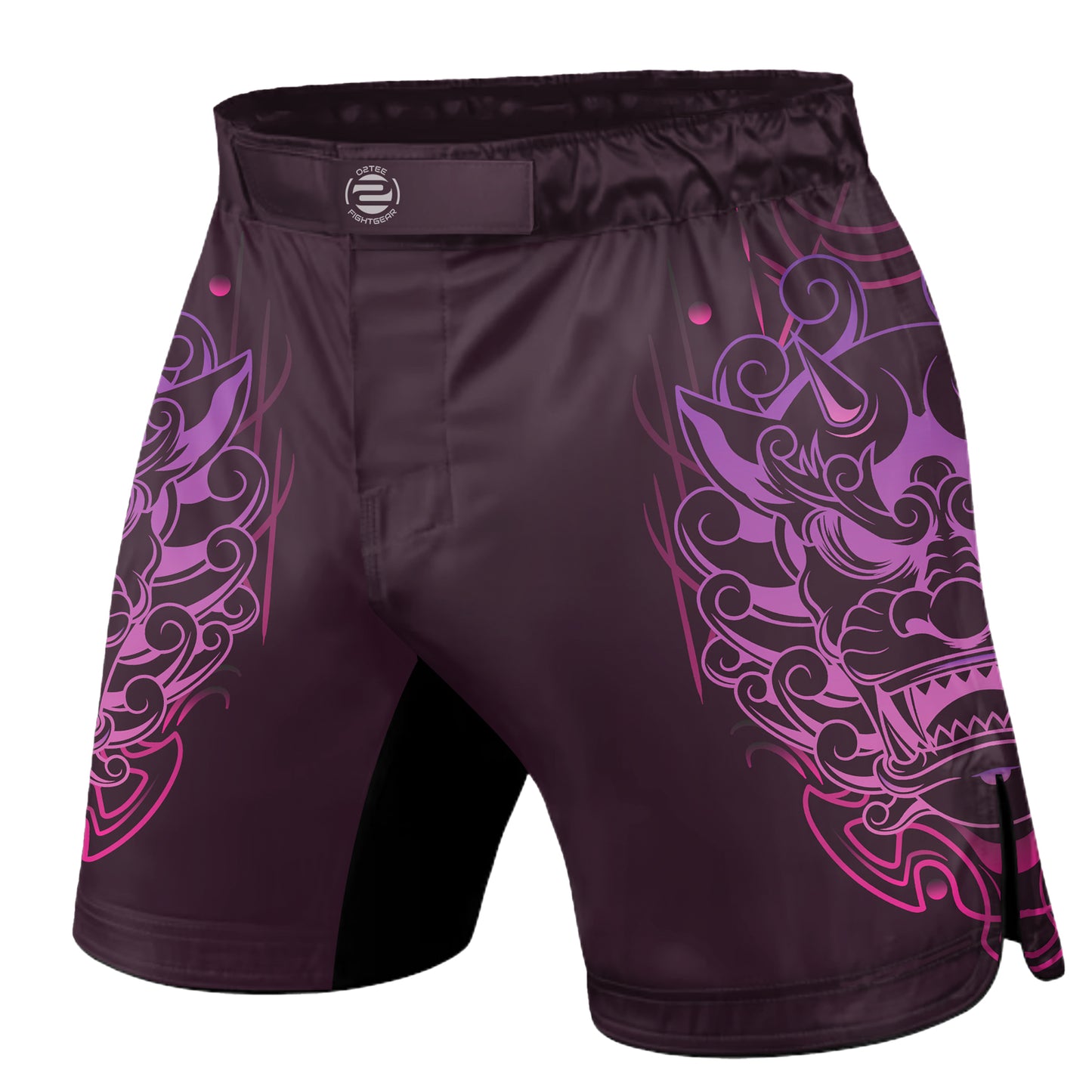 O2TEE MMA Fight Shorts Men's BJJ Trunks for Grappling