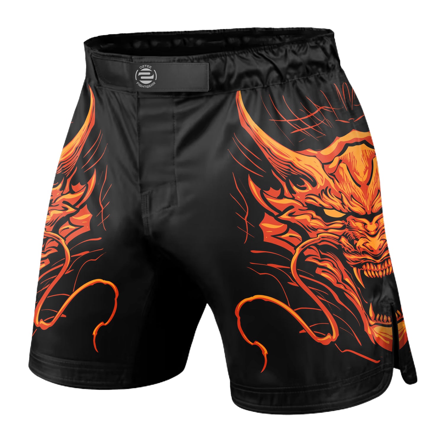 O2TEE MMA Fight Shorts Men's BJJ Trunks for Grappling