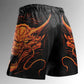 O2TEE MMA Fight Shorts Men's BJJ Trunks for Grappling