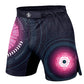 O2TEE MMA Shorts Men's Cyberpunk BJJ Grappling Trunks Techwear