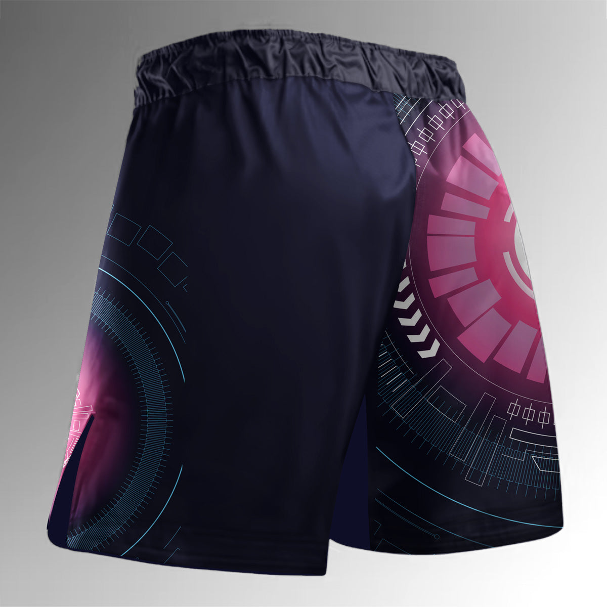 O2TEE MMA Shorts Men's Cyberpunk BJJ Grappling Trunks Techwear