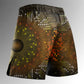O2TEE MMA Shorts Men's Cyberpunk BJJ Grappling Trunks Techwear