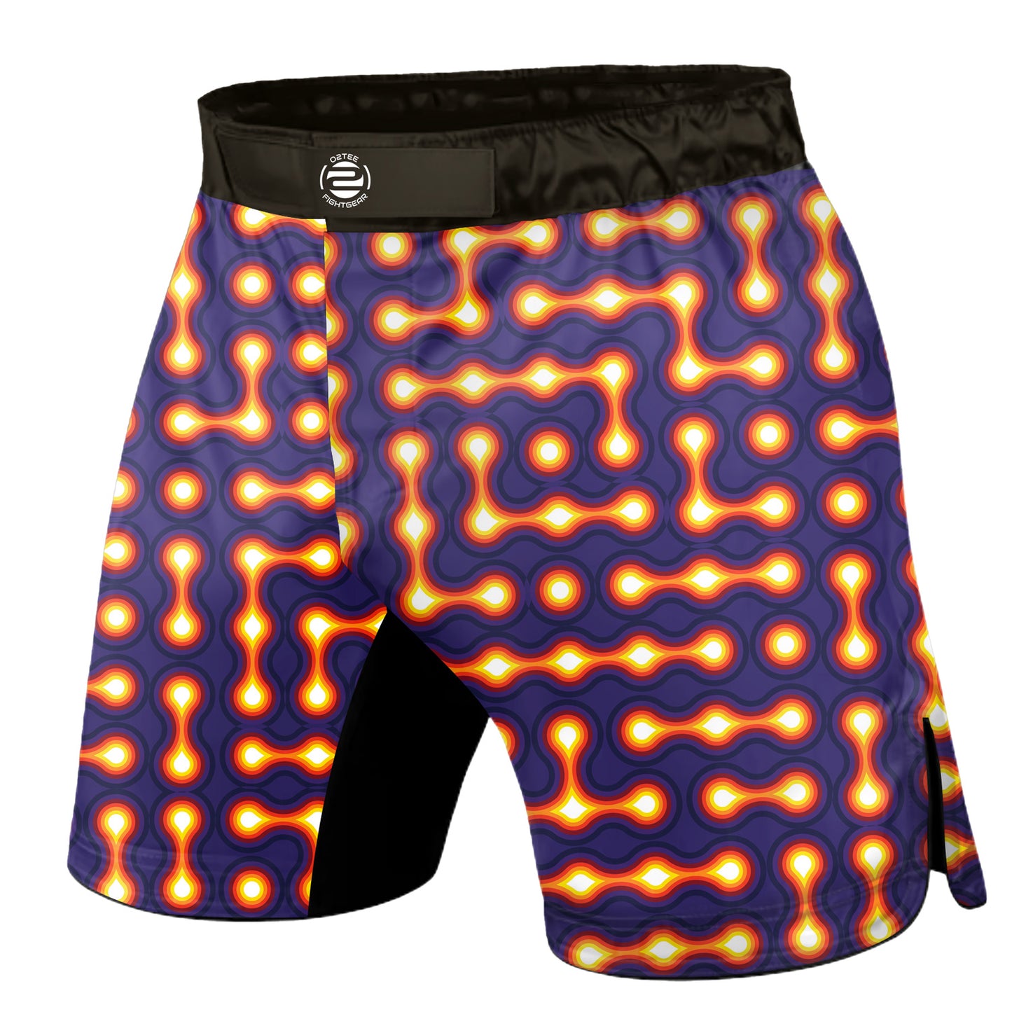 O2TEE MMA Shorts Men's Cyberpunk BJJ Grappling Trunks Techwear