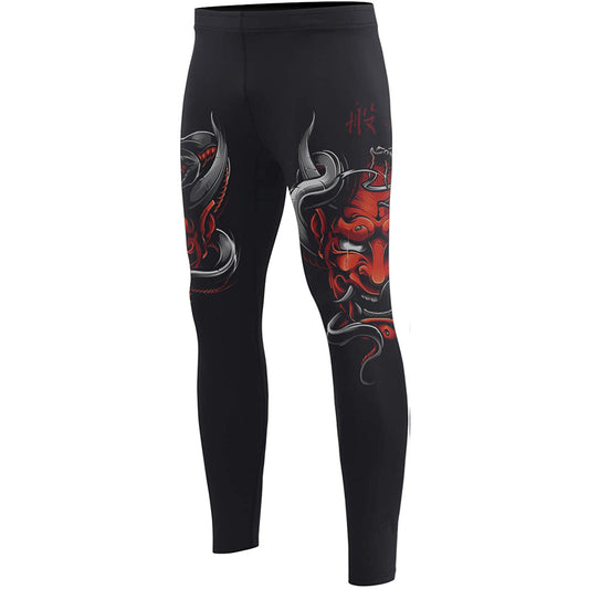 Men's Samurai Compression Pants -BJJ/MMA Spats