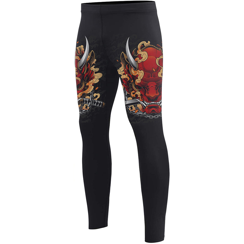 Men's Samurai Compression Pants -BJJ/MMA Spats