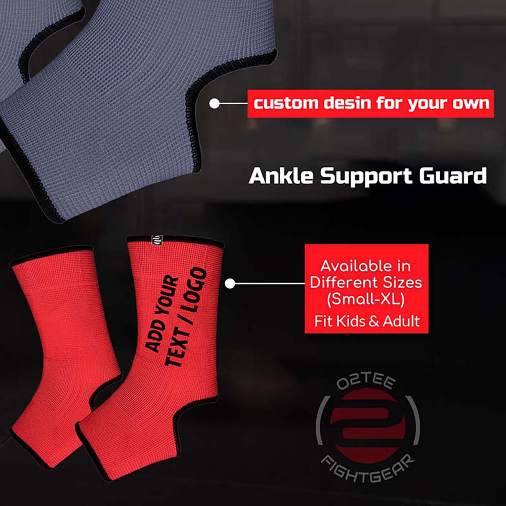 Custom Youth Adult Ankle Braces Socks Sleeve for Muay Thai MMA