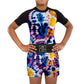 Kids Cartoon Rash Guard Muay Thai MMA Sports Suit