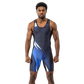 O2TEE Men's Sleek Tech Wrestling Singlet for Athletes