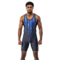 O2TEE Men's Sleek Tech Wrestling Singlet for Athletes
