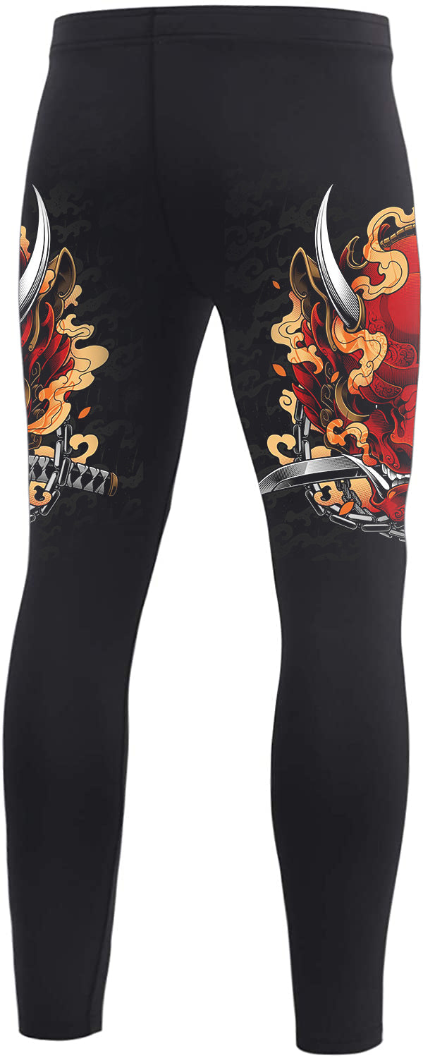 Men's Samurai Compression Pants -BJJ/MMA Spats