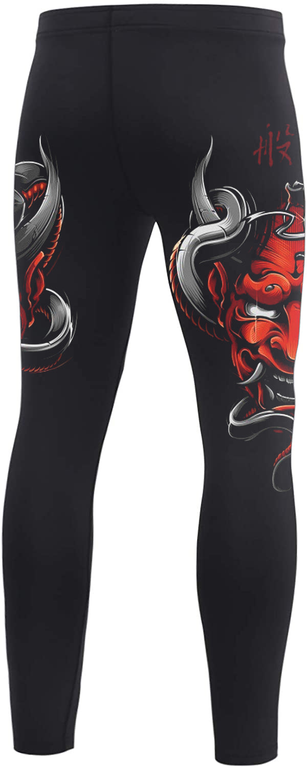 Men's Samurai Compression Pants -BJJ/MMA Spats