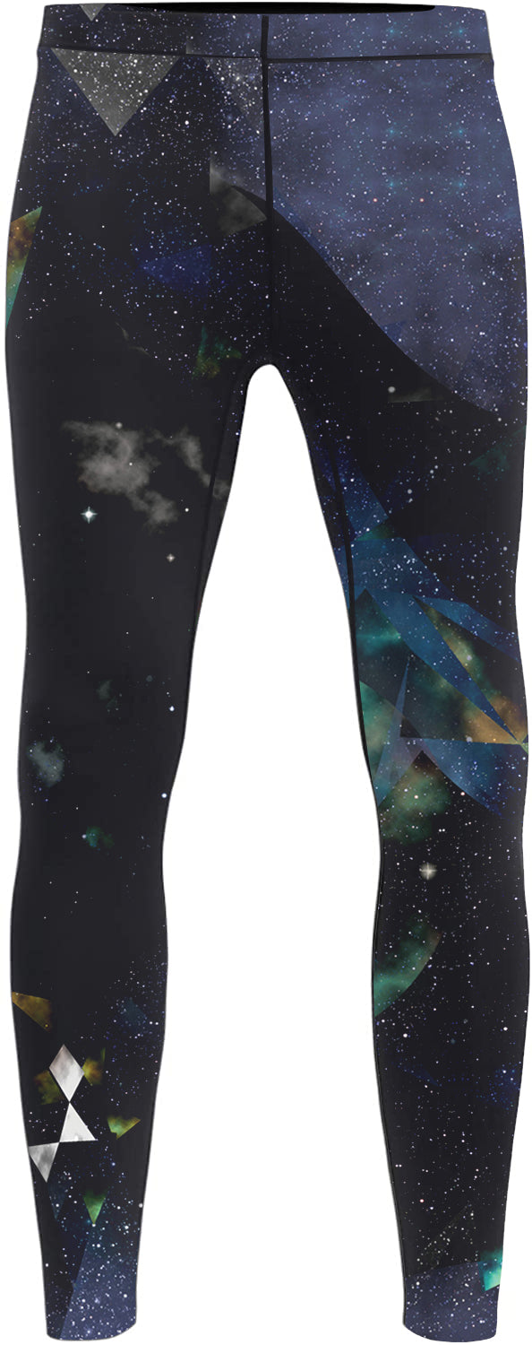 Men's Galaxy Compression Pants-BJJ/MMA Spats