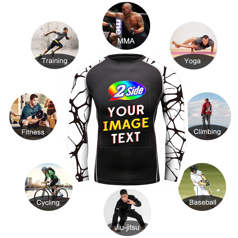 O2TEE Customized & Personalized Add Your Picture Text Printed Comfort Tops,Flash