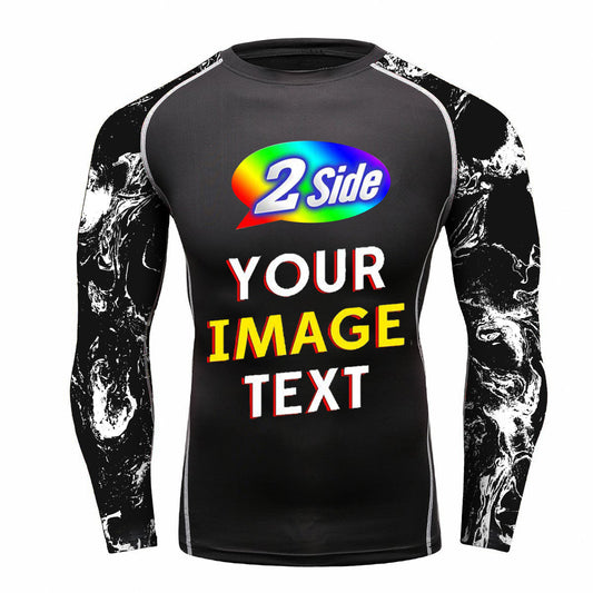 O2TEE Design Your Own Add Your Picture Text Printed Comfort Tops,Black Fog