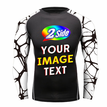 O2TEE Customized & Personalized Add Your Picture Text Printed Comfort Tops,Flash