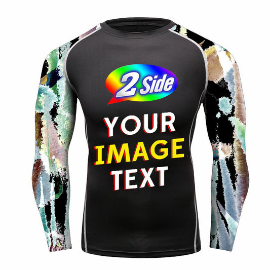 O2TEE Design Your Own Add Your Picture Text Printed Comfort Tops,Green bubbles