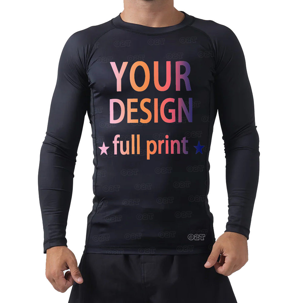 Customized BJJ Rash Guard for men